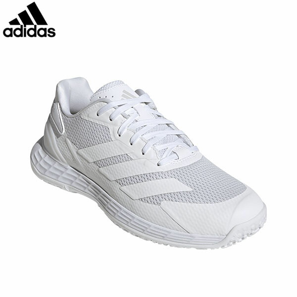 アディダス adidas ユニ一発やる 庭球 庭球シューズ デファイアント 素早さ2 メンズ 庭球シューズ / Defiant Speed 2 Mens Tennis Shoes フットウェアホワイト/フットウェアホワイト/薄墨色一 ADSKJ3191