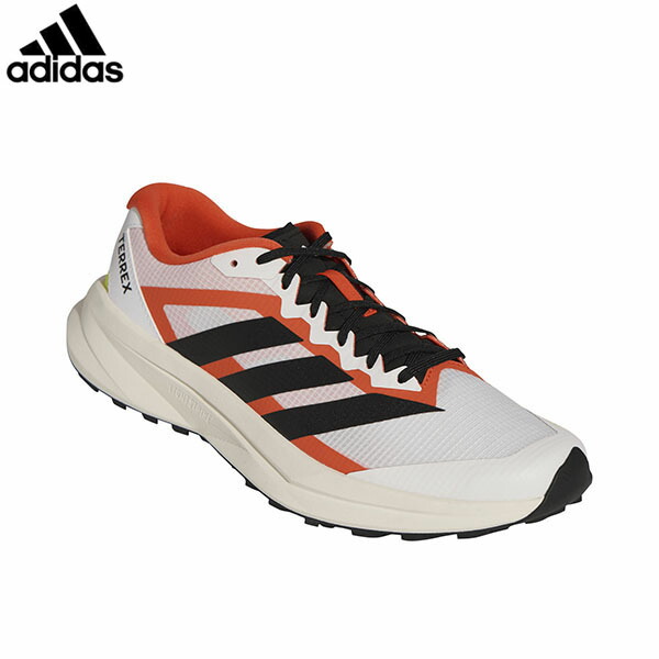 アディダス adidas トレイルランニングシューズ テレタイプ アグラヴィック ともし火 / TERREX AGRAVIC LITE フットウェアホワイト/中核グループ黒いこと/差しひびきオレンジ色 ADSKK1872