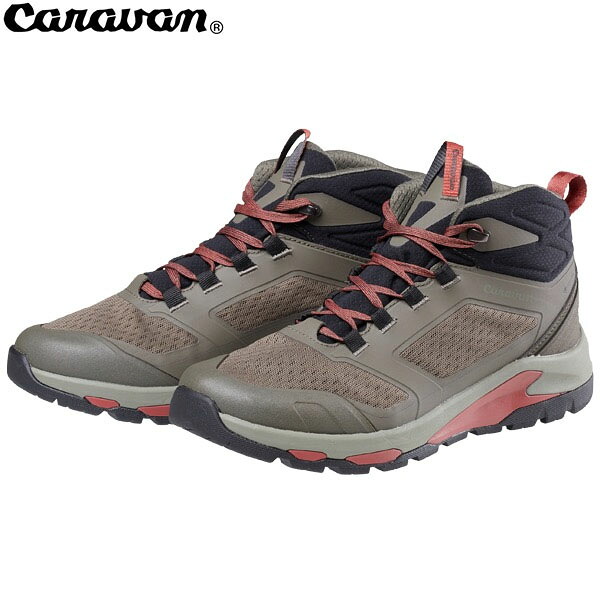 キャラバン CARAVAN トレッキングシューズ 登山靴 ゴアテックス C1_DL MID 578カーキ ユニセックス メンズ レディース 透湿防水 ミドルカット 0010122 CAR0010122578｜Retailer　リテイラー 13,433円
