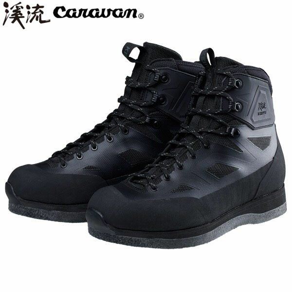 隊商 CARAVAN 渓流 靴 シューズ KR_MSF WIDE 190黒いこと ユニ一発やる メンズ レディース 沢上り勾配 釣り銭 0035022 CAR0035022190 登山・クライミング-靴・ブーツ-スポーツ・アウトドア