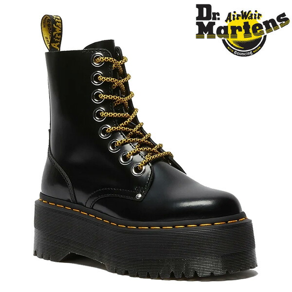 御医者さんマーチン 25566001 JADON MAX 8 大広間 ブーツ BLACK 黒 黒いこと レディース Dr.Martens DRM25566001