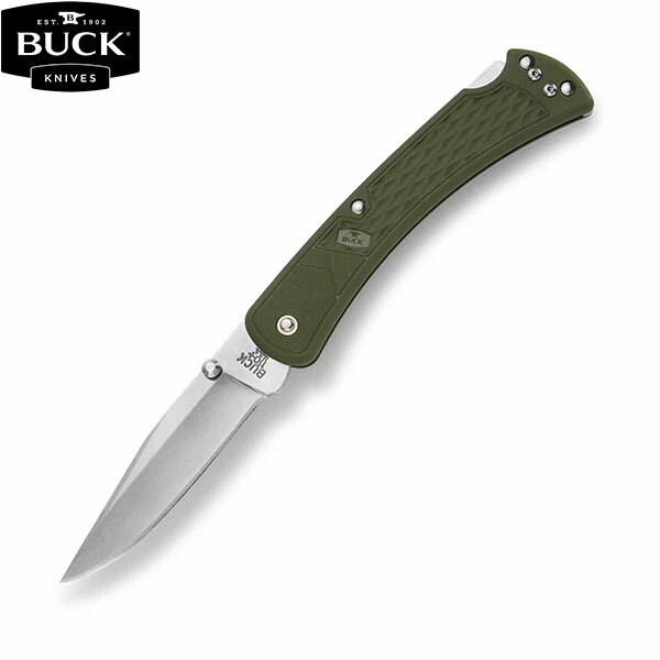 BUCK KNIVES うしろ側九寸五分 110 か細いより分ける OD緑であること ナイロン手持ち部分 軽さ 境界線守りつづける力 BKN14020187008000