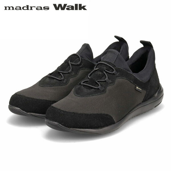 マドラスウォーク madras Walk レディース ゴアテックス スニーカー シューズ MWL1004S BLACK 雨合羽透湿 軽さ MADMWL1004SBLA
