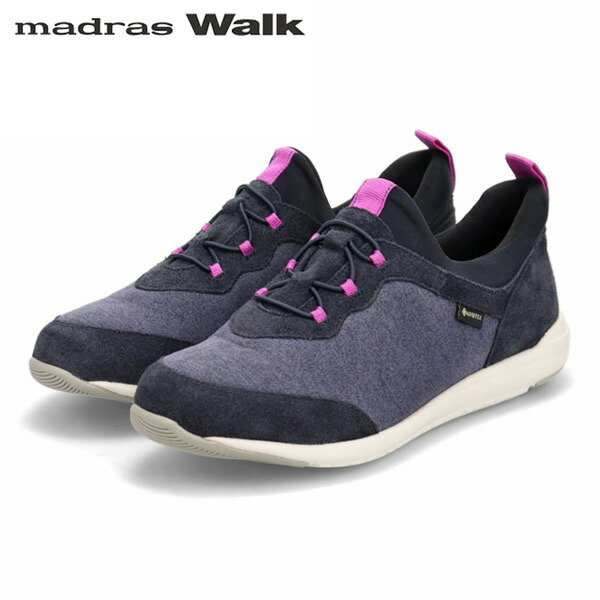 マドラスウォーク madras Walk レディース ゴアテックス スニーカー シューズ MWL1004S PURPLE 雨合羽透湿 軽さ MADMWL1004SPUR