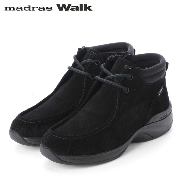 マドラスウォーク madras Walk レディース ゴアテックス ショートブーツ MWL1012 BLACK 防水透湿 防滑 MADMWL1012BLA|Retailer リテイラー