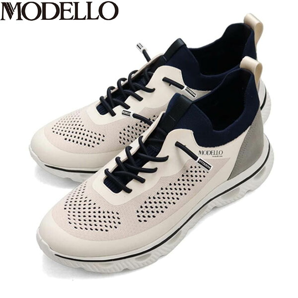 モデロ MODELLO メンズ スニーカ― 置き目とり捨てる DM6523 WHITE/NAVY 河馬天使の都市製作 マドラス madras MODDM6523WHTNAV
