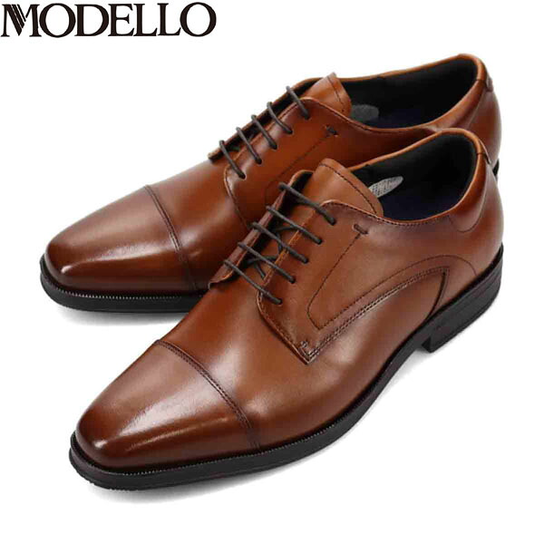 【楽天市場】モデロ MODELLO メンズ 紳士靴 ビジネスシューズ 革靴 DM8102 BROWN 茶 ブラウン カバロス加工 抗菌防臭 ...