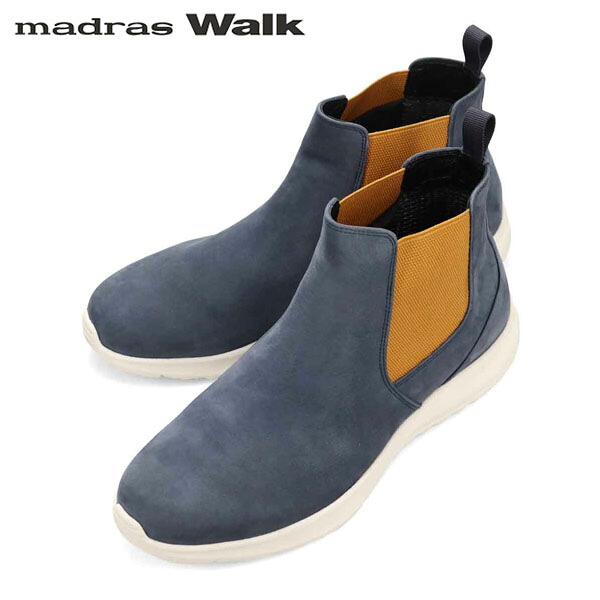 マドラスウォーク madras Walk メンズ ゴアテックス サイドゴアブーツ カジュアルブーツ MW7604 NAVY-N 防水透湿 MADMW7604NAVN|Retailer リテイラー