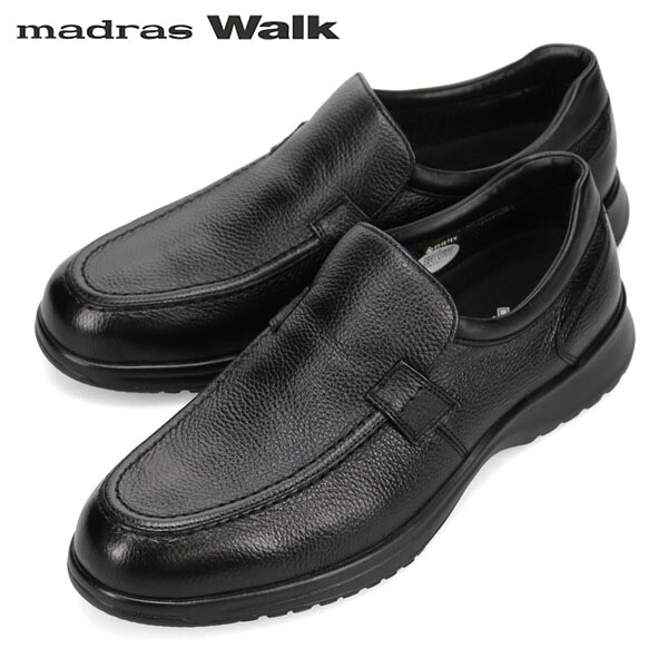 マドラスウォーク madras Walk メンズ ゴアテックス スリッポン カジュアルシューズ ブラック MW8009 防水透湿 MADMW8009BLA｜Retailer　リテイラー 13,098円