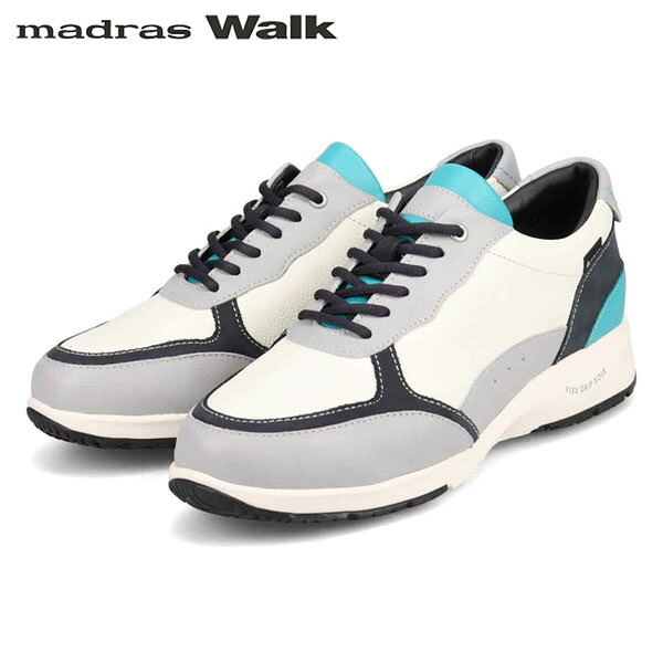 マドラスウォーク madras Walk レディース ゴアテックス スニーカー シューズ MWL1204 WHITE/GRAY 防水透湿 ウォーキング MADMWL1204WHTGRY|Retailer リテイラー