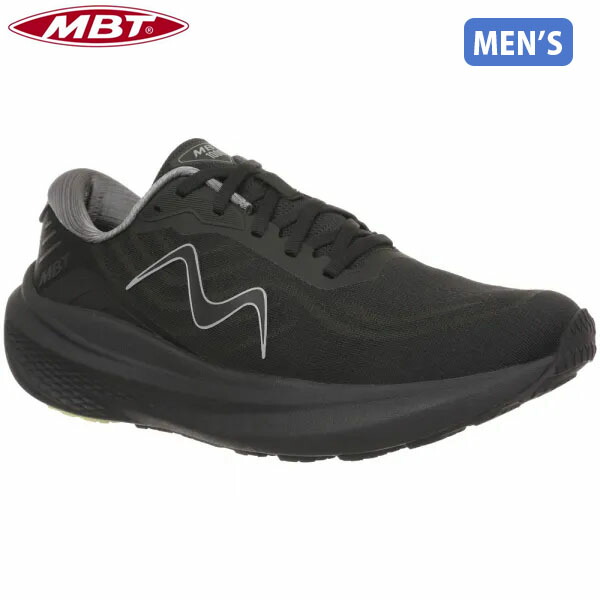 MBT エムビーティー メンズ スニーカー 靴 シューズ MBT-1000 LACE UP BLACK/BLACK ブラック 黒 ランニング 厚底 MBT703604257Y