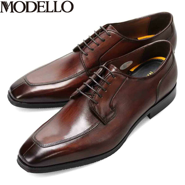 【楽天市場】モデロ MODELLO メンズ 紳士靴 ビジネスシューズ 革靴 DM8202 D-BROWN カバロス加工 マドラス madras ...