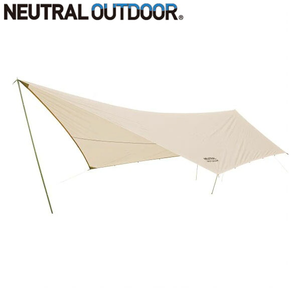 ニュートラルアウトドア NEUTRAL OUTDOOR NT-TA02 GEタープ6.0 アイボリー ペンタゴンタープ 収納袋付 NT35352