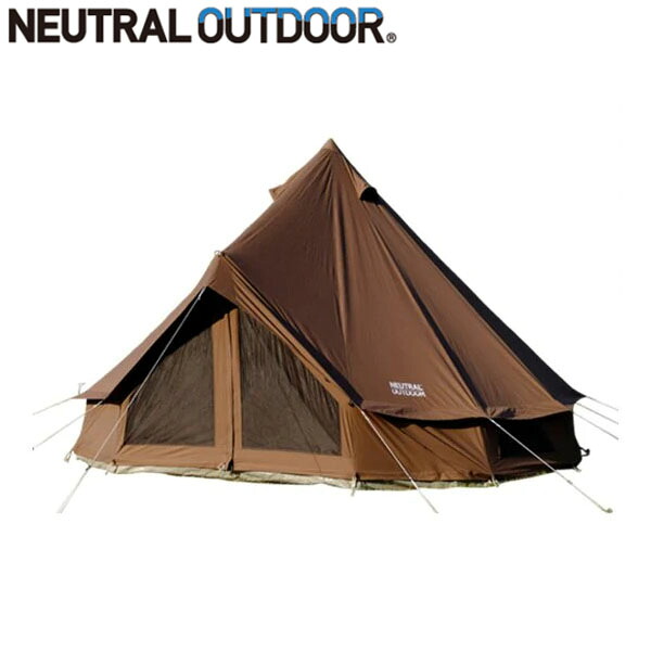 ニュートラルアウトドア NEUTRAL OUTDOOR NT-TE21 TCテント4.0 ダークブラウン 5～8人用 ポリエステルコットン生地 収納袋付 NT46272