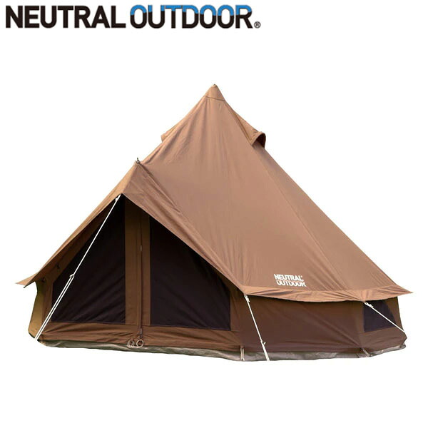 ニュートラルアウトドア NEUTRAL OUTDOOR NT-TE22 TCテント3.0 ダークブラウン 3～5人用 ポリエステルコットン生地 収納袋付 NT50958