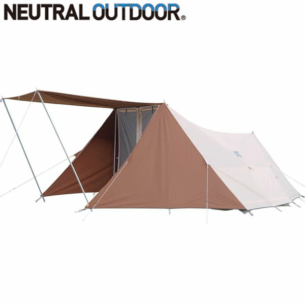 ニュートラルアウトドア NEUTRAL OUTDOOR GLテント3.0 NT-TE 42 ハイブリット ベージュ ブラウン 3～4人用 タープ 収納袋付 NT57894