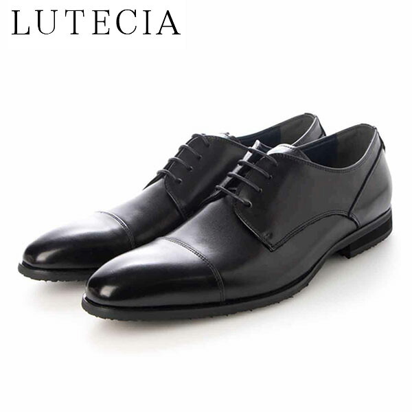 ルーテシア LUTECIA メンズ ビジネスシューズ 革靴 ドレスシューズ LU7816 BLACK 黒 滑りにくい マドラス madras LUTLU7816BLA