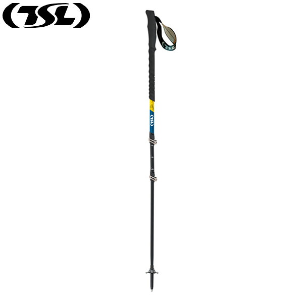 TSL ティーエスエル トレッキングポール 1ペア(2本組) TOUR CARBON COMPACT 3 100-125cm 登山 軽量 コンパクト TSLPFBTOCC3CSSW