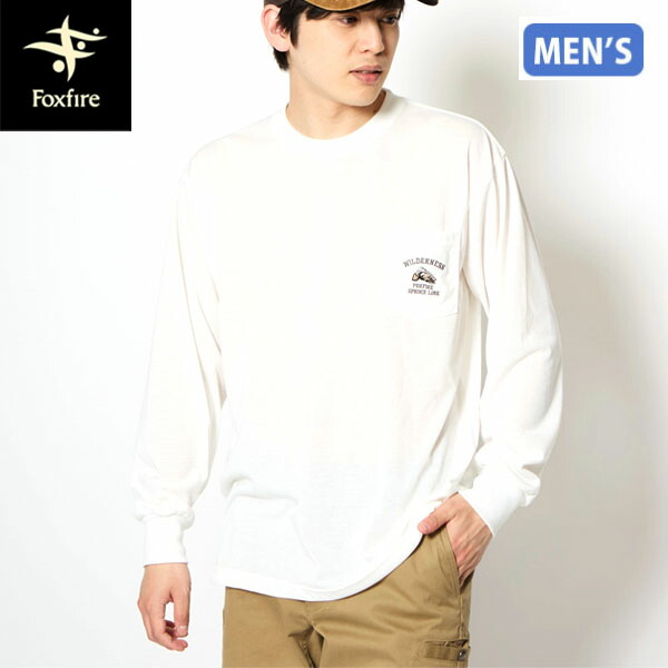 フォックスファイヤー Foxfire メンズ 長袖Tシャツ TSアロードライイワナT オフホワイト(002) SPRUCE LINE FOX6115566002 4,204円