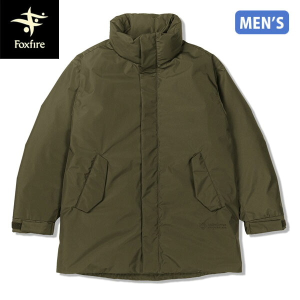 フォックスファイヤー Foxfire メンズ ダウンコート ゴアテックス GORETEX WSミドルコート オリーブ(070) 透湿防風 FOX7313586070｜Retailer　リテイラー