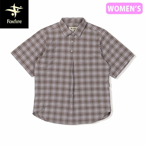 フォックスファイヤー Foxfire レディース 半袖シャツ CシールドバンピーシャツS/S ラベンダー 半袖 遮熱 涼感 登山 UVカット FOX8212689089