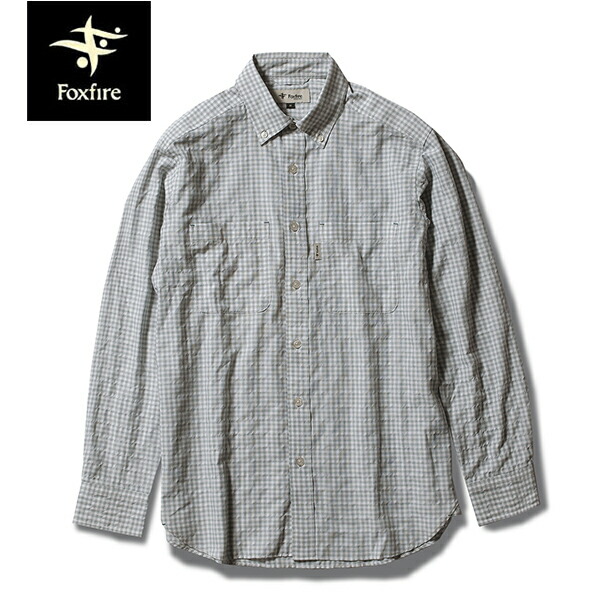 楽天市場】フォックスファイヤー Foxfire TSサッカーギンガムシャツ TS