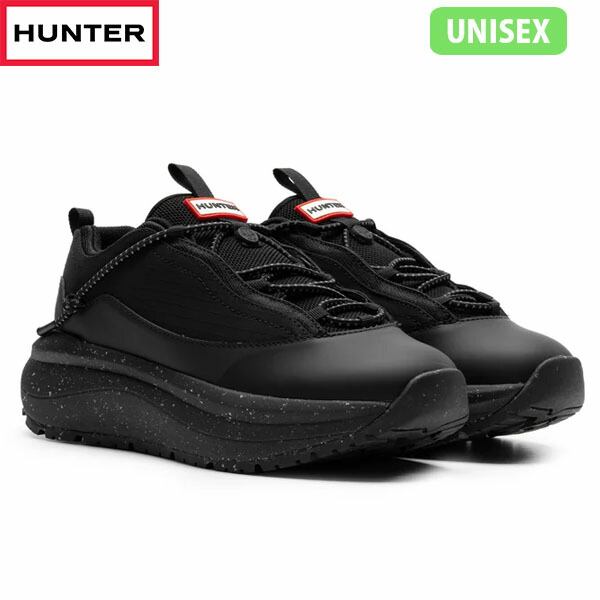 国内正規品 ハンター HUNTER スニーカー メンズ レディース ハンター グリップ トレーナー UFF7107REN ブラック ハイキング HURUFF7107RENBLK