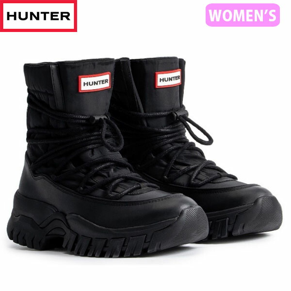 HUNTER 防水スノーブーツ ブラック/グラデーション 新入荷】Women's HUNTERスノーブーツ | ボワール