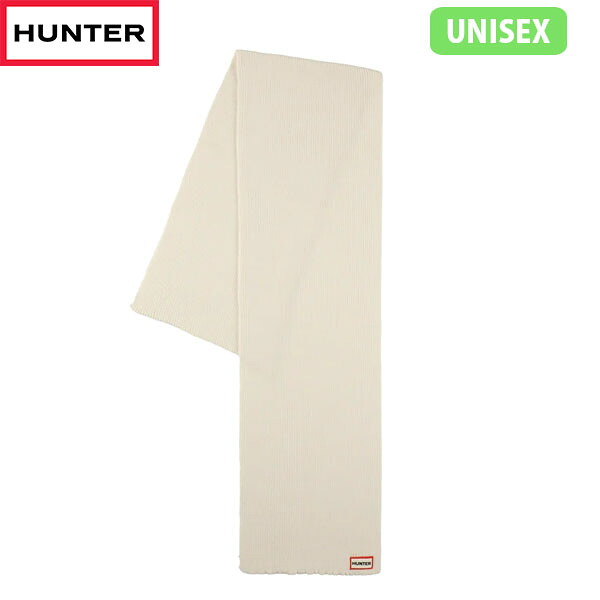 国内正規品 ハンター HUNTER マフラー ネックウォーマー オリジナル ニッテッド スカーフ SHADED WHITE ユニセックス メンズ レディース UAS5531RPY-SHW HURUAS5531RPYSHW