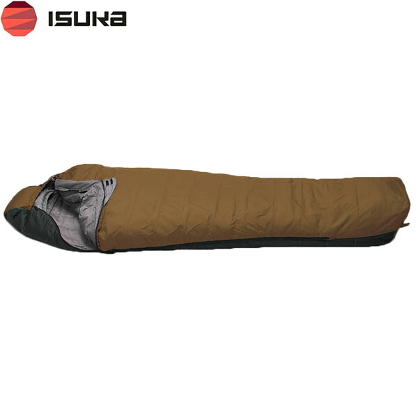 イスカ ISUKA 寝袋 シュラフ アルファライト700X ブラウン マミー型 春夏秋冬 キャンプ 登山 アウトドア 111803 ISU111803