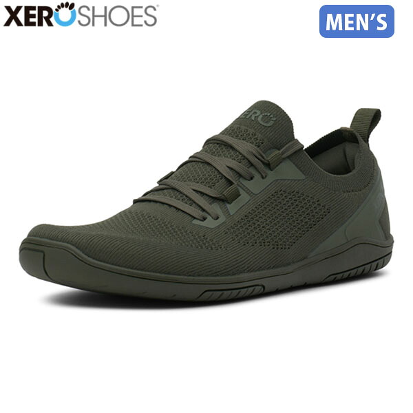 ゼロシューズ XEROSHOES メンズ スニーカー ネクサスニット Army Green アーミーグリーン ランニング トレーニング ベアフット XERNEXMAMGN