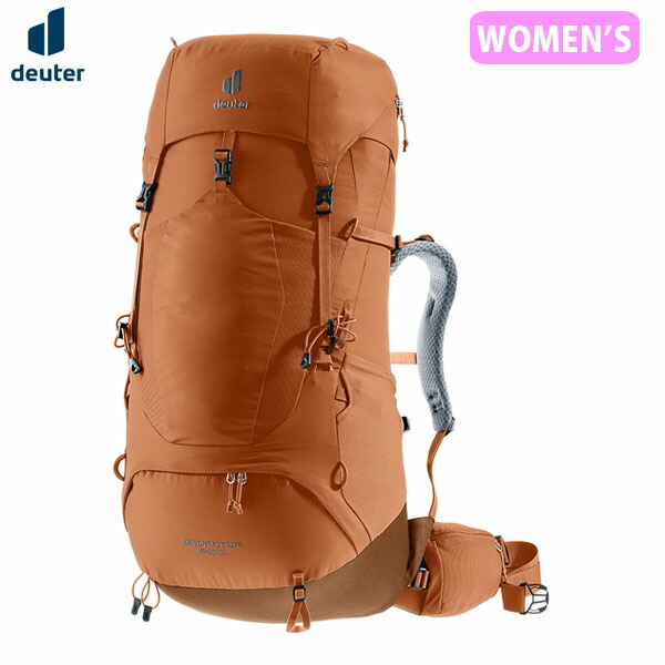 ドイター deuter レディース 女性用 リュック バックパック エアコンタクトライト35 ＋10SL ピーカン×モカ トレッキング ハイキング DEU33400236626