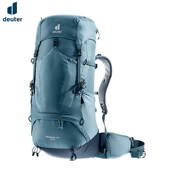 deuter ドイター エアコンタクトライト 50 + 10 アトランティック&times;インク バックパック リュック 登山 ハイキング 背面調整 縦走 D3340323-1374 DEU33403231374｜Retailer　リテイラー