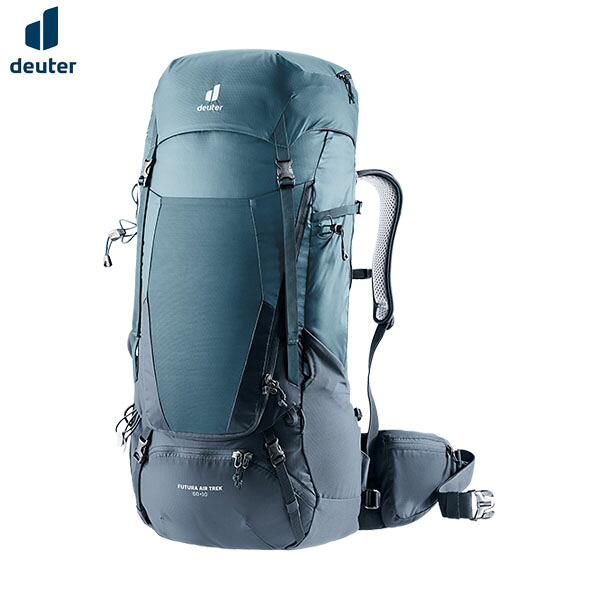 deuter ドイター フューチュラ Air Trek 60 + 10 アトランティック×インク バックパック リュック テント泊 登山 ハイキング 51L D3402321-1374 DEU34023211374