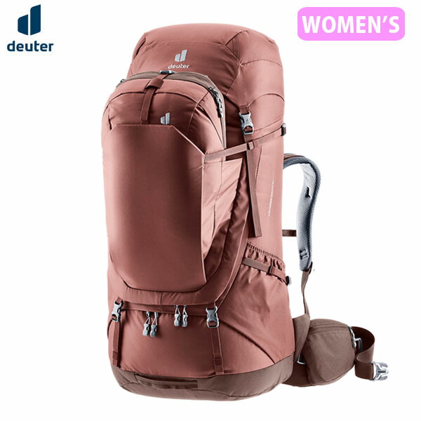 ドイター deuter レディース 女性用 リュック バックパック ボイジャー 60+10 SL カスピア×レーズン 旅行 トラベル アウトドア D3513025 DEU35130255618|Retailer リテイラー