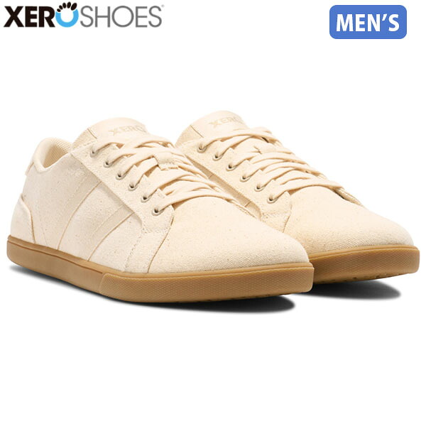 ゼロシューズ XEROSHOES メンズ スニーカー M's ディロン キャンバス ナチュラル/ガム コットンキャンバス ベアフット 普段履き XERDLCMNTGM