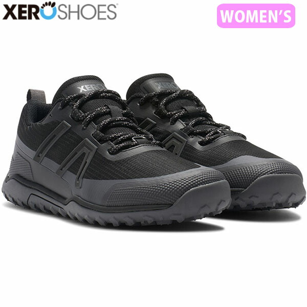 ゼロシューズ XEROSHOES レディース 防水 スニーカー M\u0027s スクランブラートレイルロウ WP ブラックアスファルト ランニング アウトドア XERTLXWBKAP レディース靴-スニーカー