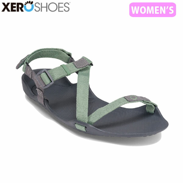 皆無シューズ XEROSHOES W\u0027s Z-トレック 緑であること レディース 運動競技 サンダル アウトドア XERZKWGRN