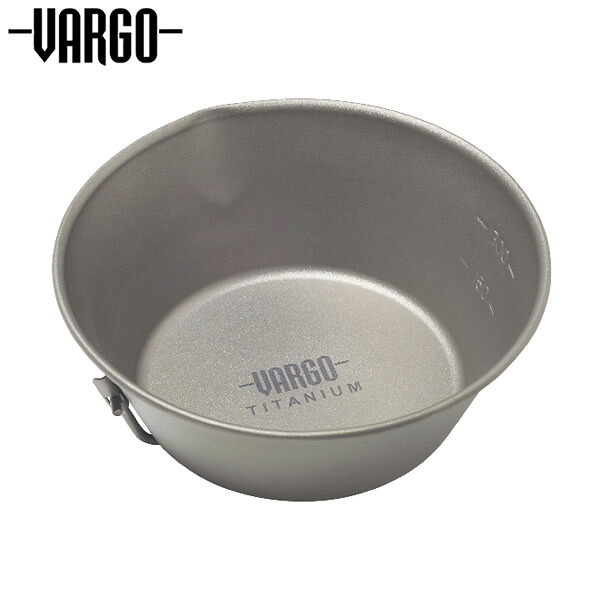 バーゴ VARGO チタニウム シェラカップ450 T-309 クッカー チタン スタッキング キャンプ バーベキュー アウトドア VART309