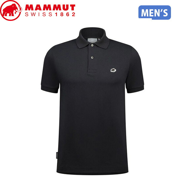 マムート メンズ 半袖ポロシャツ 1017-00402 MAMMUT Matrix Polo Shirt AF Men black PRT1 MAM10170040200253
