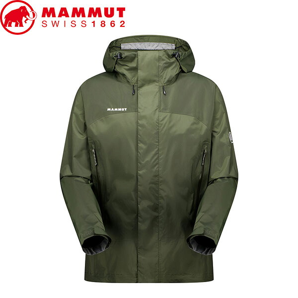 マムート MAMMUT 1010-28652 レインジャケット マウンテンパーカー メンズ Microlayer 3.0 HS Hooded Jacket AF Men dark marsh アジアンフィット 防水 登山 雨具 MAM10102865240284