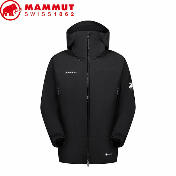 マムート MAMMUT 1010-31331 アルパインジャケット ゴアテックス メンズ Alpine Guide HS Hooded Jacket AF Men black アジアンフィット 防水 透湿 登山 ハイキング MAM1010313310001