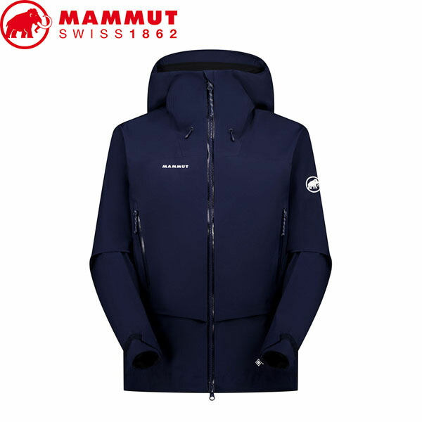 マムート MAMMUT 1010-31341 アルパインジャケット ゴアテックス レディース Alpine Guide HS Hooded Jacket AF Women marine アジアンフィット 防水 透湿 登山 ハイキング MAM1010313415118