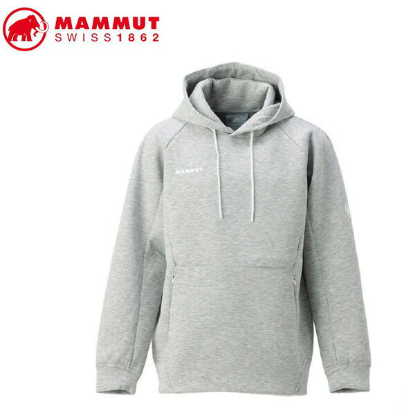 MAMMUT 1014-04990 Dyno 2.0 ML Hoody AF platinum melange Apparel マムート ユニセックス アウトドアジャケット グレー MAM10140499000712