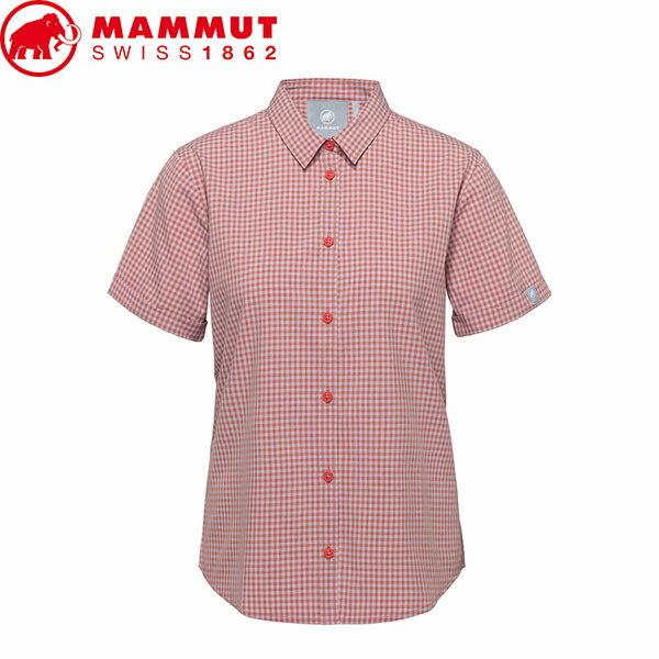 マムート MAMMUT 1015-01780 半袖プルオーバー レディース Aada Shirt AF Women alpine calamint-mammut red アジアン相応う 吸汗速乾 抗菌 トレッキング ウォーキング MAM1015017806449