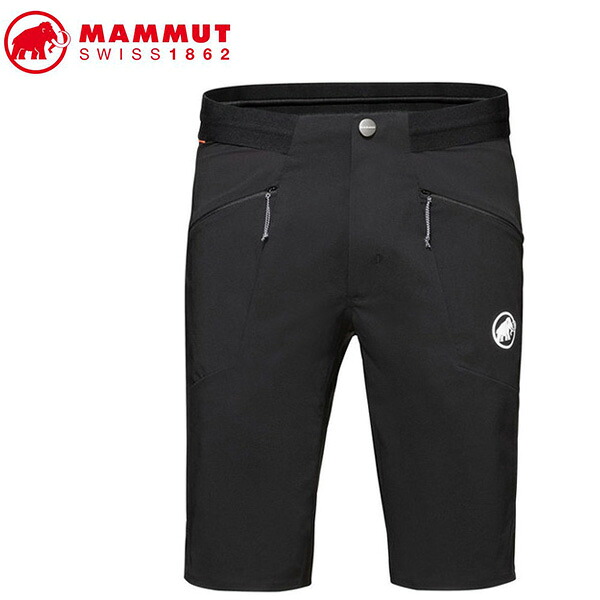 MAMMUT 1023-00760 Aenergy Light SO Shorts Men black Apparel マムート メンズ アウトドアショートパンツ ブラック MAM1023007600001|Retailer リテイラー