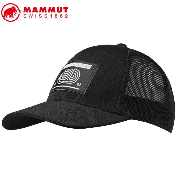 MAMMUT 1191-01770 Baseball Mesh Cap black Apparel Accessories マムート ユニセックス 帽子 ブラック MAM1191017700001
