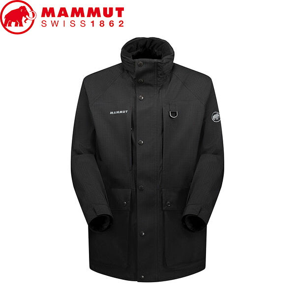 マムート MAMMUT メンズ ジャケット Explorer Zip-In HS Jacket AF Men アジアンフィット black アウトドア ハイキング MAM1010317000001