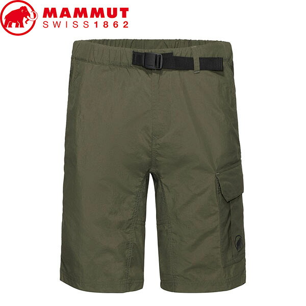 マムート MAMMUT メンズ ハーフパンツ Hiking Cargo Shorts AF Men アジアンフィット dark marsh アウトドア ハイキング MAM10230090040284