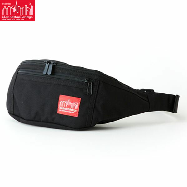 マンハッタンポーテージ Manhattan Portage ウエストバッグ ウエストポーチ ユニセックス メンズ レディース Alleycat Waist Bag MP1101 Black MP1101BLK
